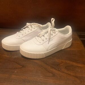 Puma White Athletic Shoes
